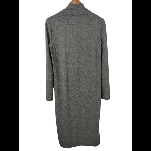 Banana Republic Midi Longline Knit Duster Gray XXS - Picture 2 of 4